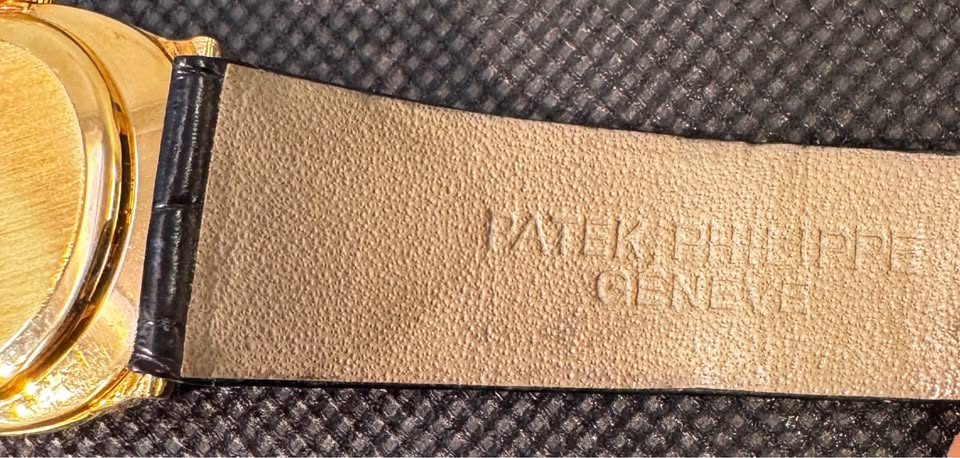 18k Solid Gold Patek Philippe Elipse Hand-Winding Men's Wristwatch Ref 3546 18KT