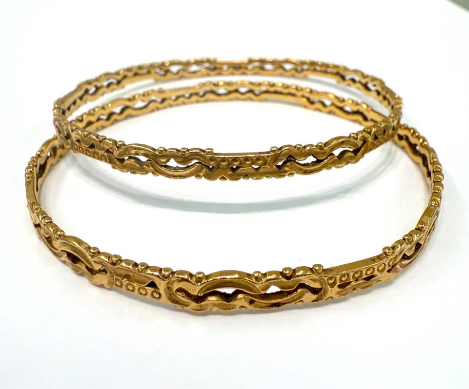 22Karat Solid Gold Bangles