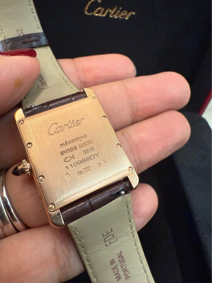 Cartier Tank 18k Gold , 2025 Full Set
