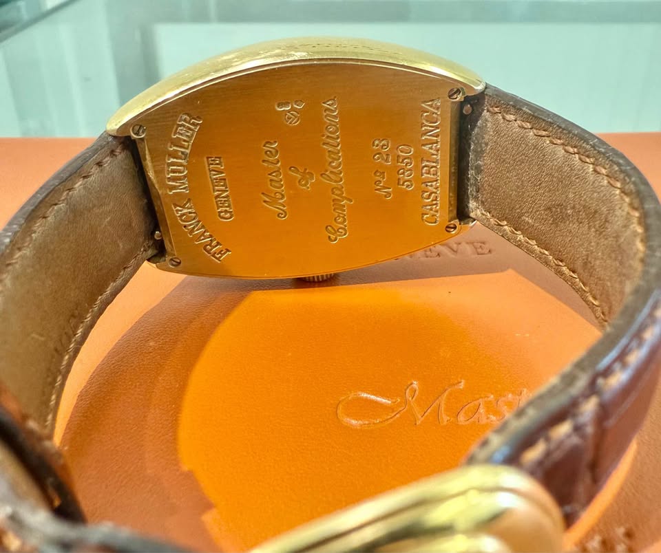 Frank Muller Casablanca 18karat Solid Gold Watch