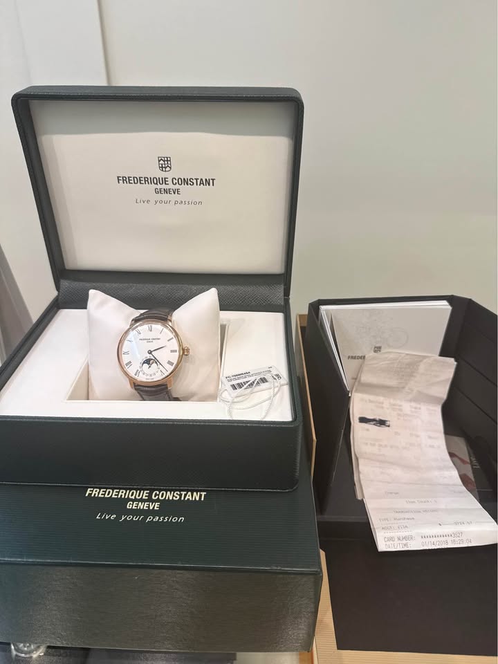 Frederique Constant Slimline Moonphase Watch 2018