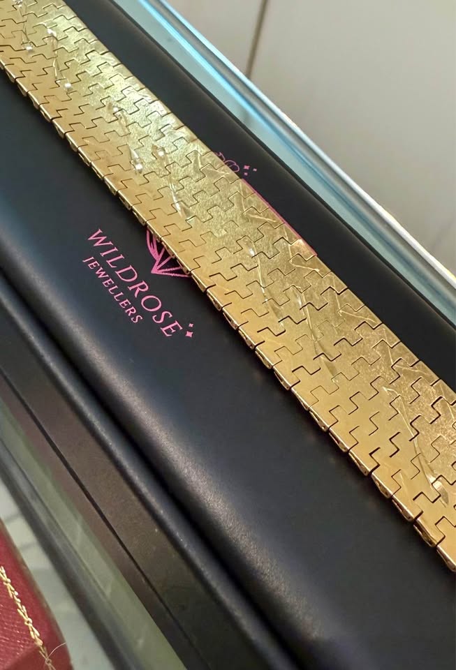 Handmade Rare 14k Extra Solid Bracelet 46 grams 18mm Wide 7.5” Long