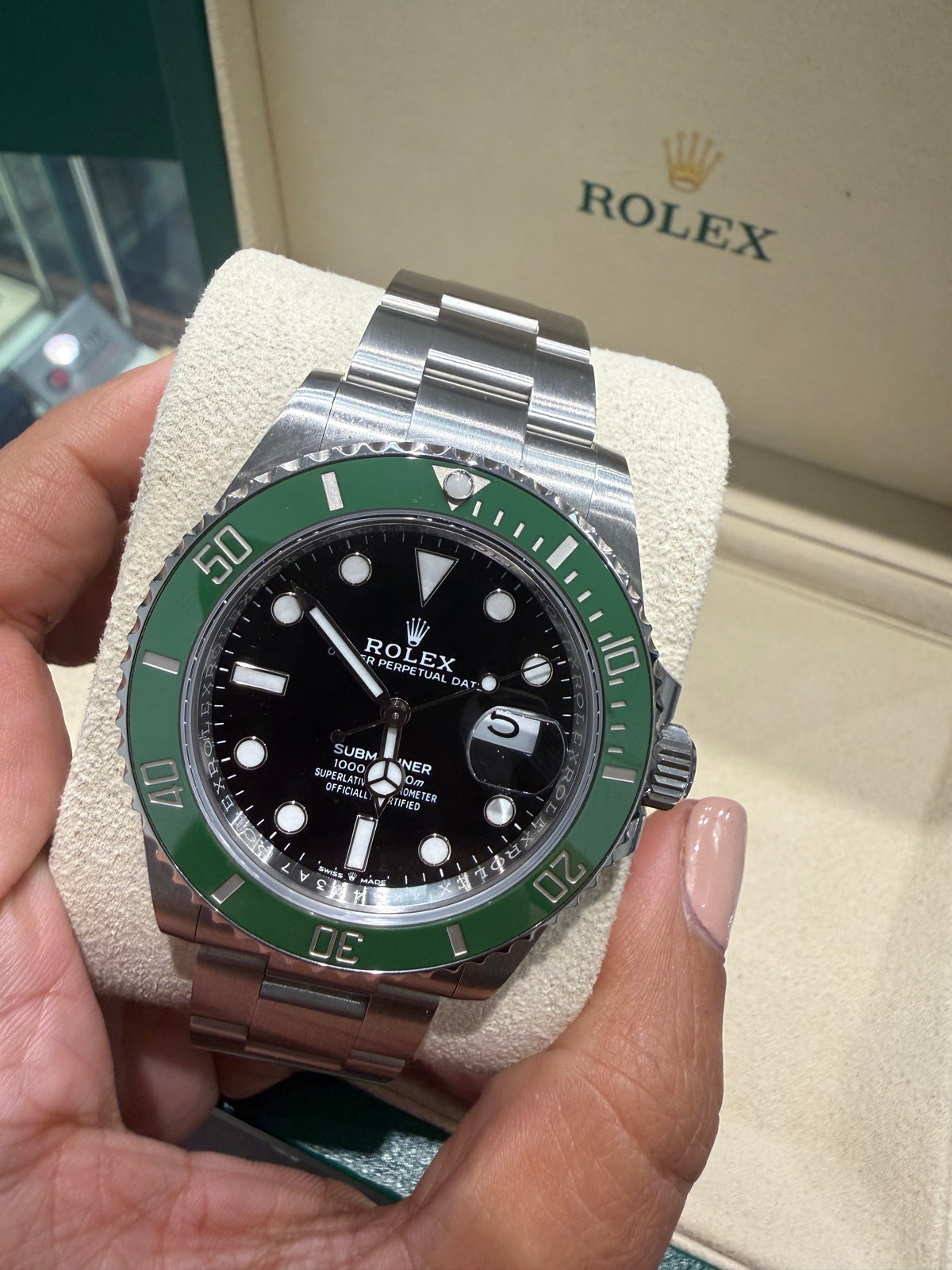 Rolex Submariner Starbucks Ref # 126610LV Full Set 2023