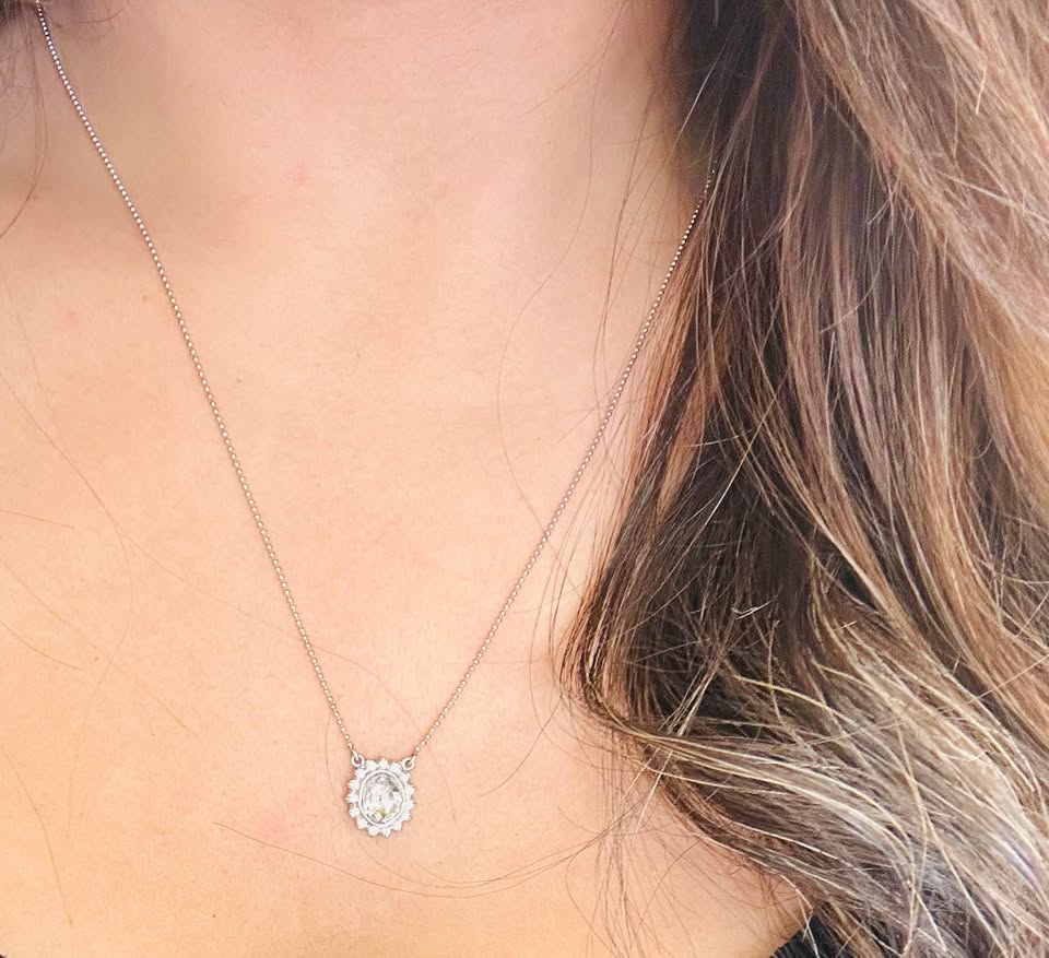 One of a Kind Tiffany&Co 18k Natural Diamonds Necklace 0.70CTW, 20” Beads Chain