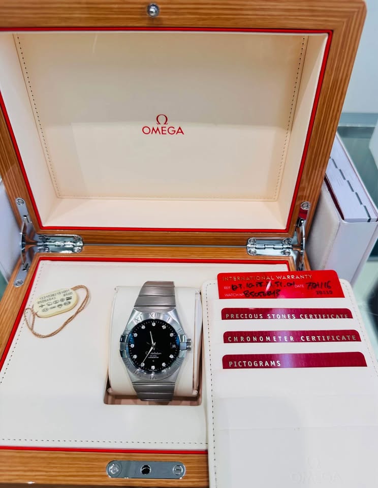 OMEGA CONSTELLATION CO-AXIAL STAINLESS STEEL AUTOMATIC 38mm