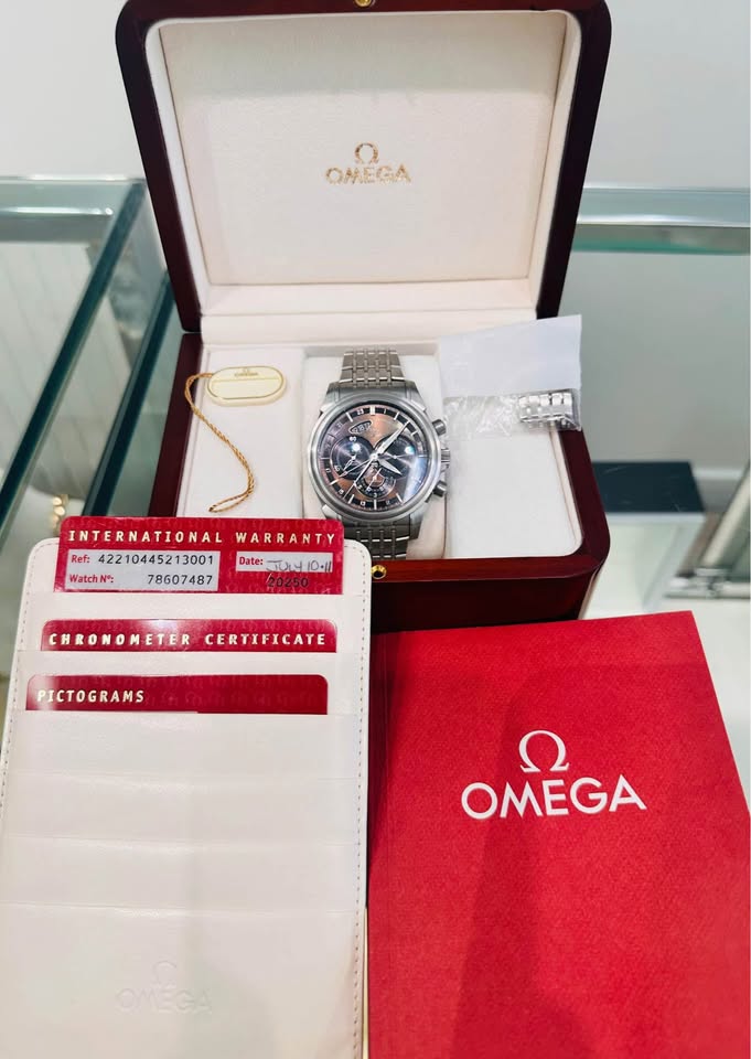 OMEGA DE VILLE CHRONOSCOPE RATTRAPANTE STAINLESS 44mm