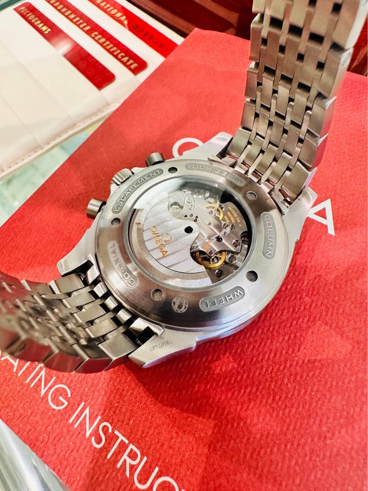 OMEGA DE VILLE CHRONOSCOPE RATTRAPANTE STAINLESS 44mm