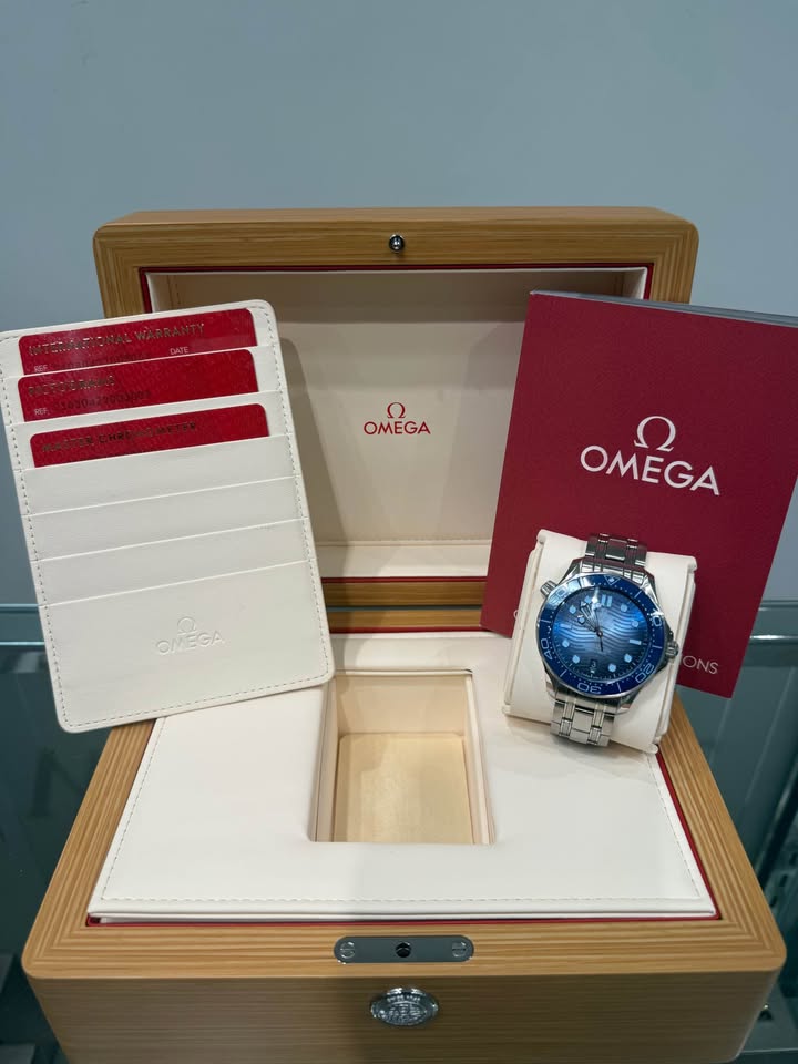 Omega Seamaster Diver 75TH Anniversary 210.30.42.20.03.003 42MM Summer Blue 2025 Full set
