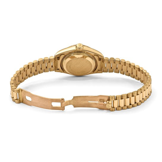 Rolex 18k 26mm Case Presidential Champagne Dial Watch