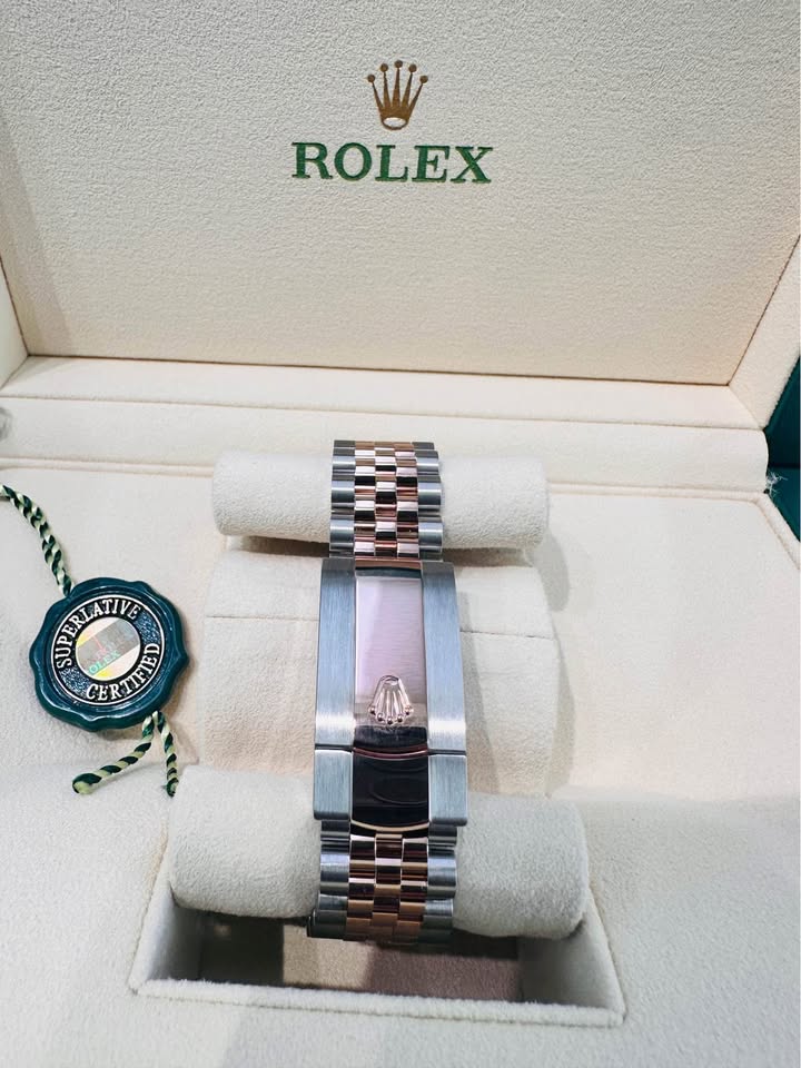Rolex Datejust 41mm Everose , Jubilee 18k/Steel , Sundust Dial Complete Set