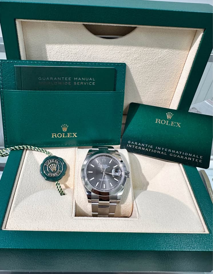 Rolex Datejust 41mm Slate Dial 2019 Full Set