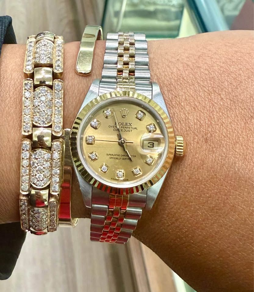 Rolex Datejust , 26mm Jubilee Bracelet Two Tone Diamond Dial