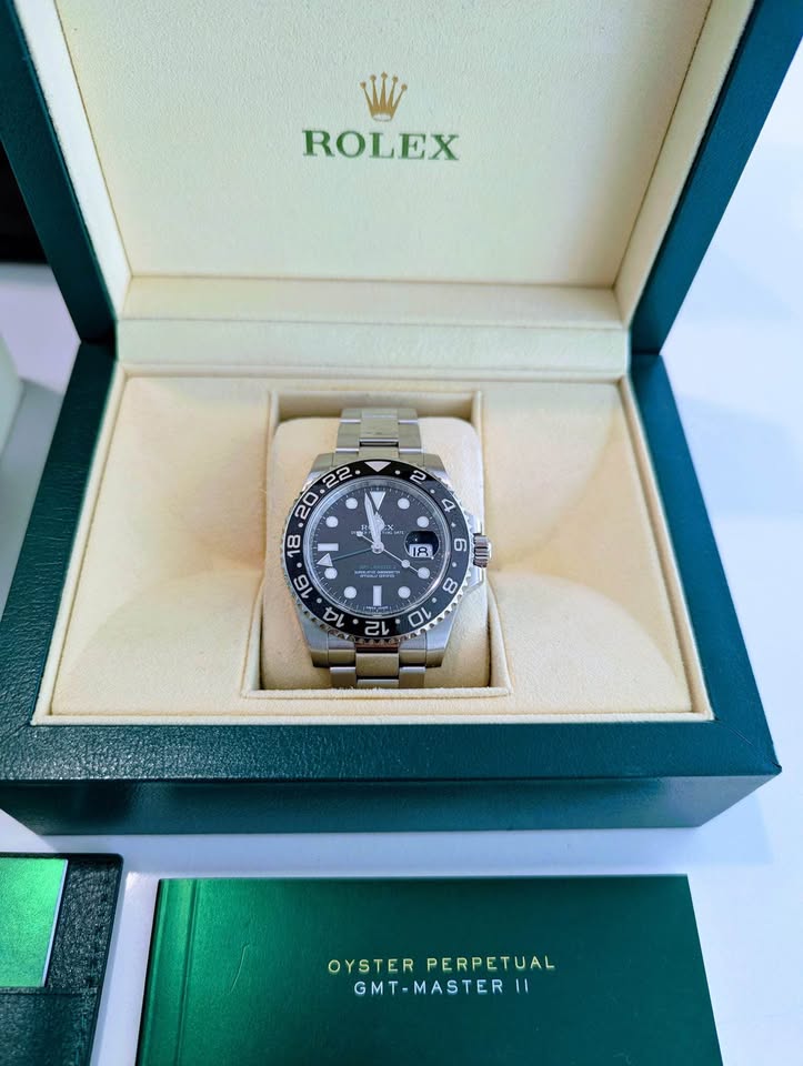 Rolex GMT Master II Ref# 116710LN ,Full Set 2016
