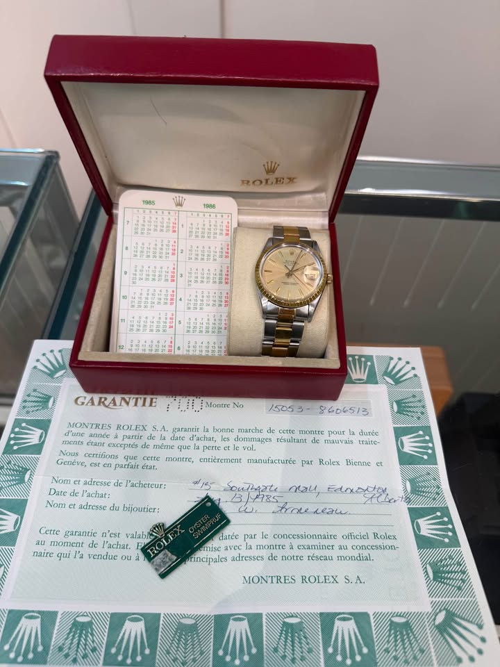 Rolex Oyster Perpetual Date 15053-1985 Full Set