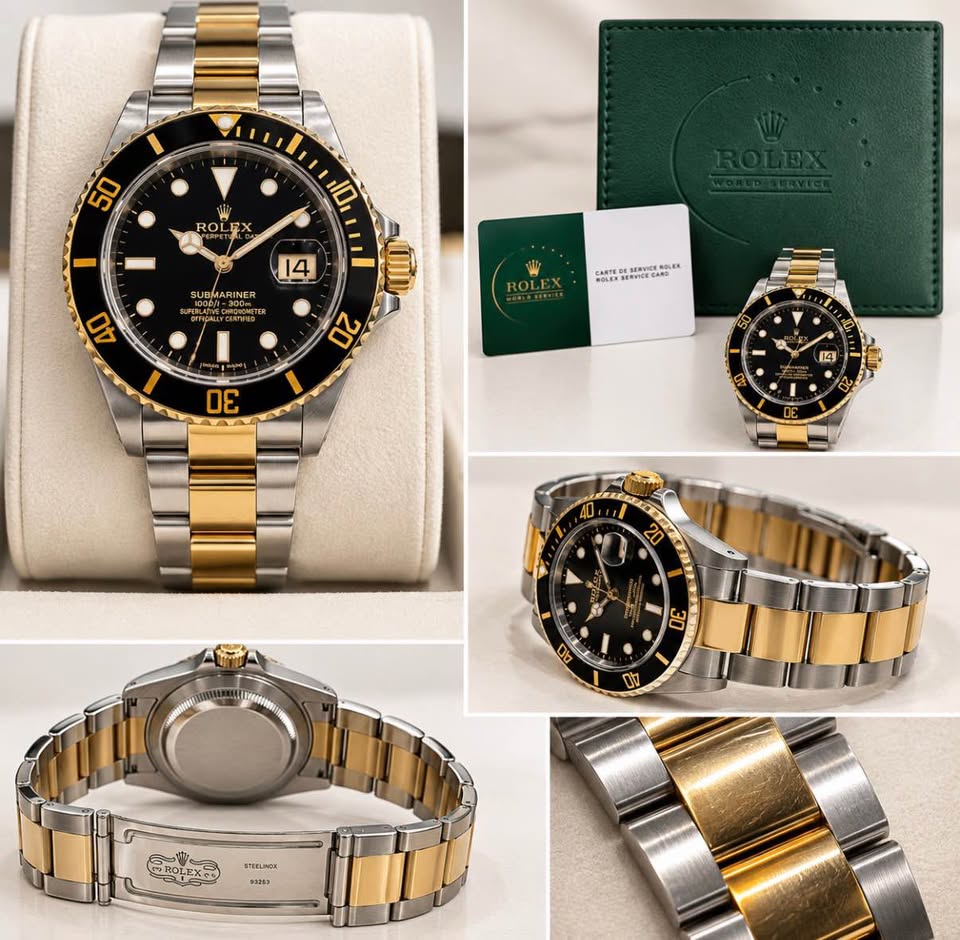 Rolex Submariner Great condition fully serviced by Rolex # 116613 , all service papers available