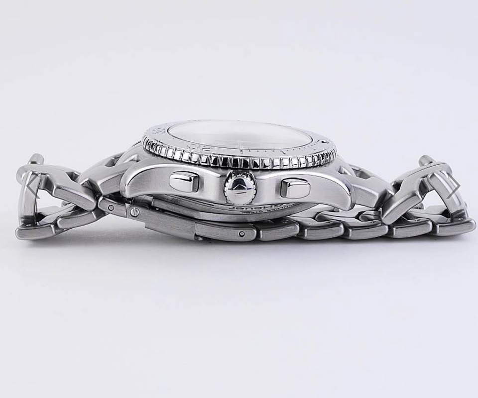 TAG Heuer Link CJ1111 42mm Chronograph Steel Quartz Men's Watch