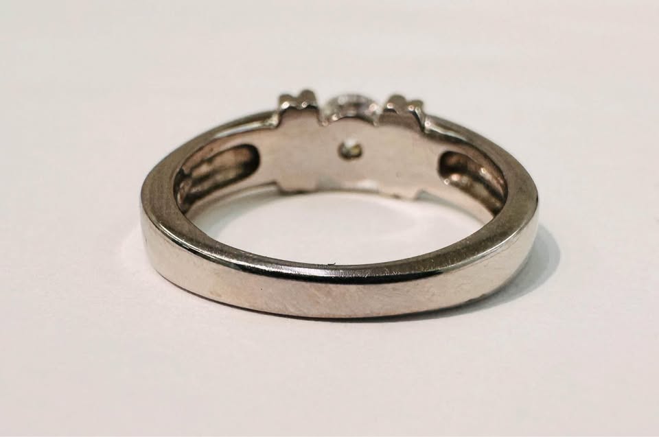 Tension Set 14karat Diamond Engagement Ring 0.75Carat