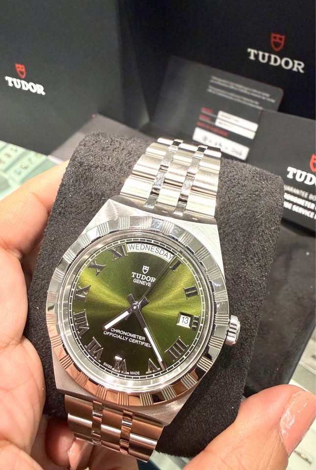 Tudor Royal April 2026 , Full Set , Green Dial , Unworn
