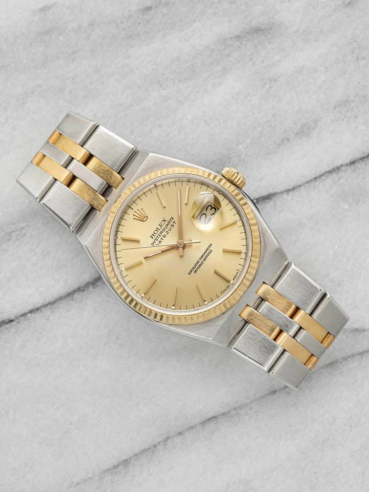 Vintage 1987 Rolex Oyster Quartz DJ 17013 Two-Tone 36mm , Great Working Condition
