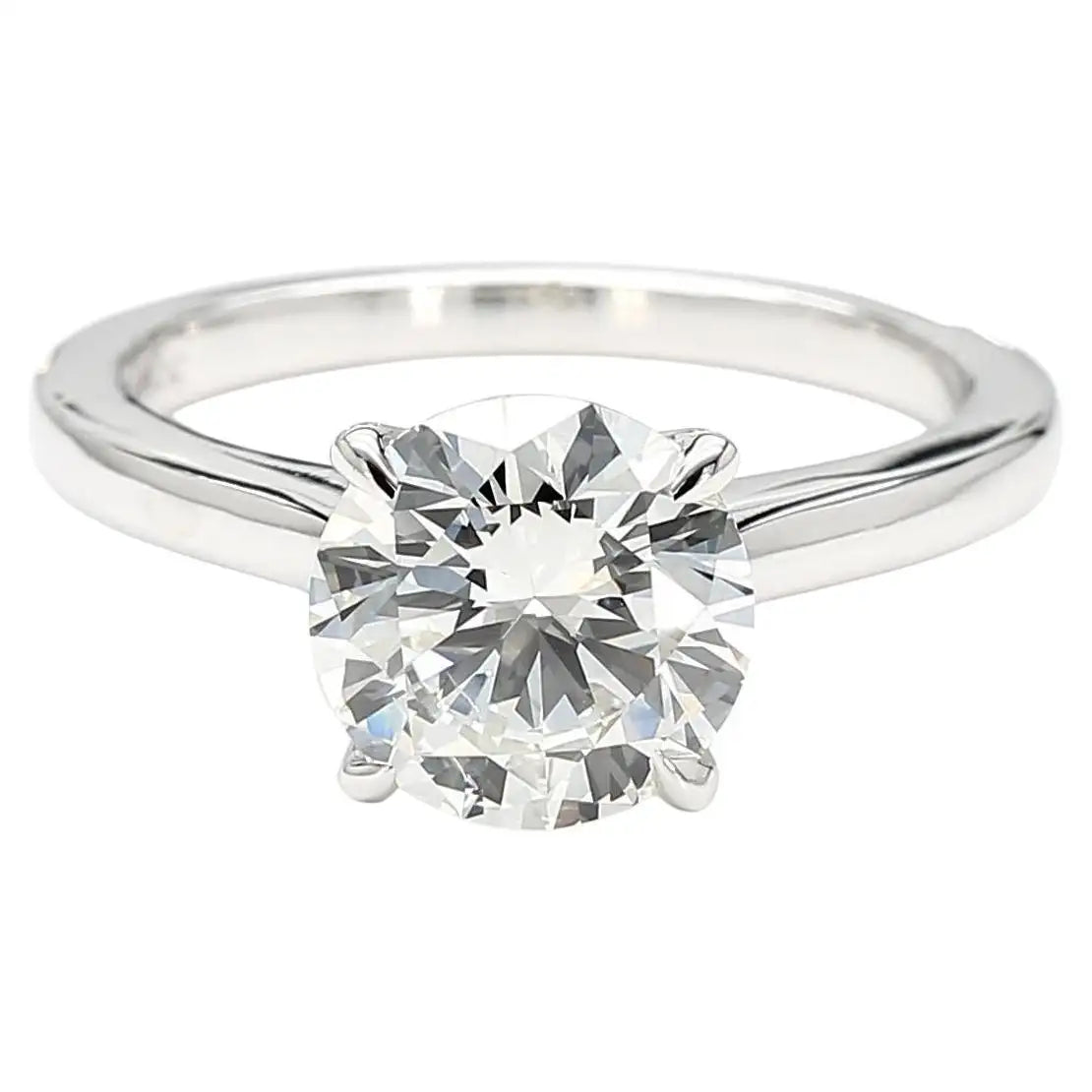 2.01 Carat Canadian Maple Leaf Solitaire Ring