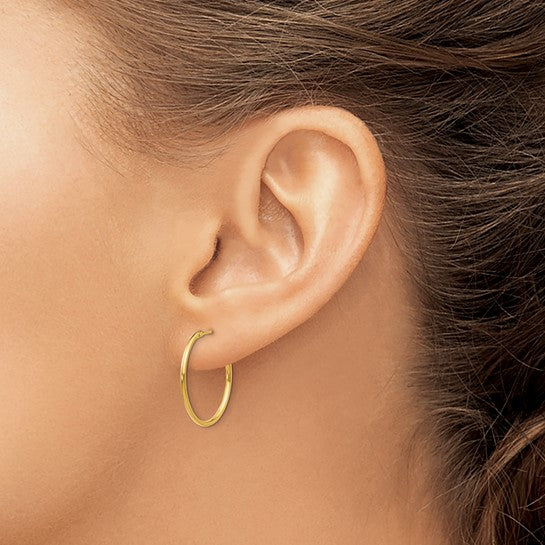 14k Madi K Hoop Earrings