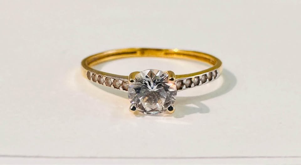 18Karat Gold Engagement Ring now only $249