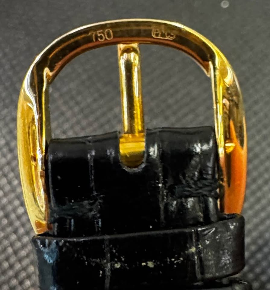 18k Solid Gold Patek Philippe Elipse Hand-Winding Men's Wristwatch Ref 3546 18KT