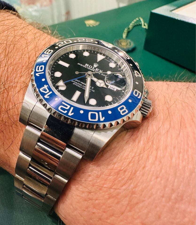 2024 New Rolex Batman GMT Master II- Complete With Box , Papers