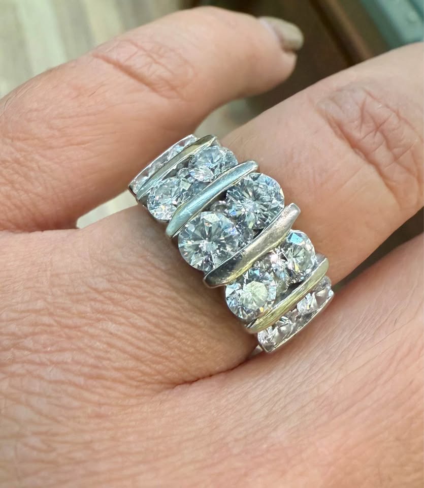 3.00CTW Natural Diamond Statement Ring in 14k White Gold H-SI2