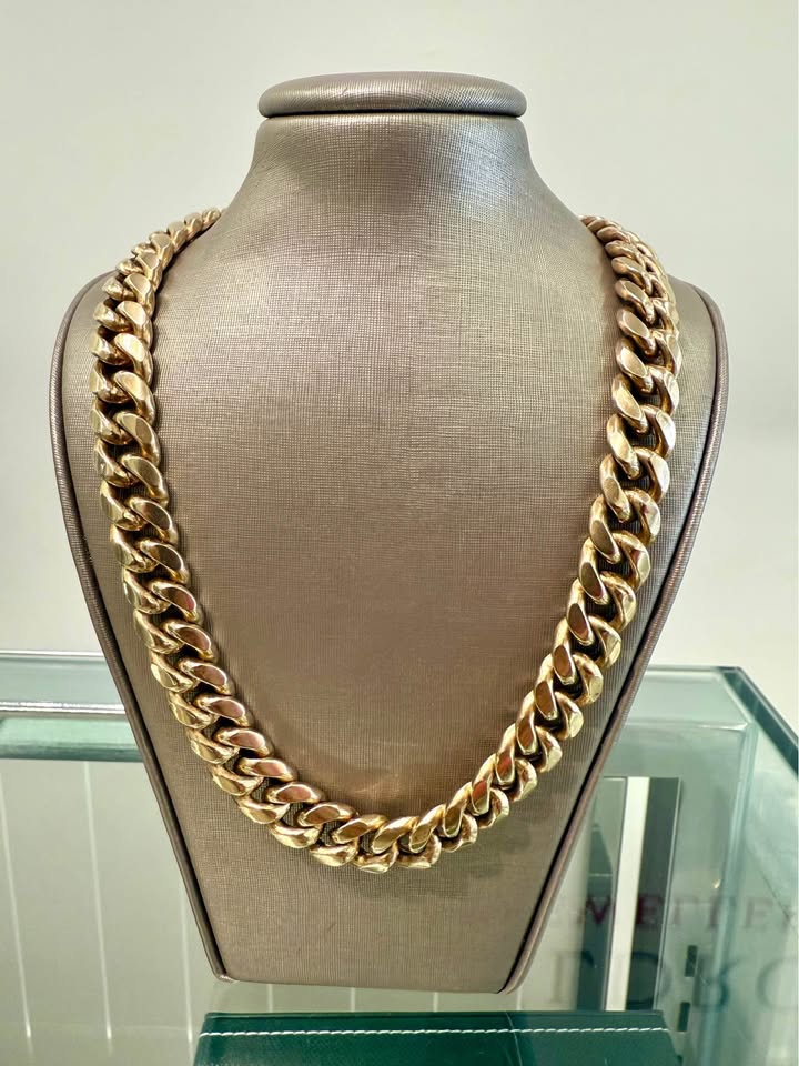 Miami Cuban Chain 12MM , 24" 76.2 Grams
