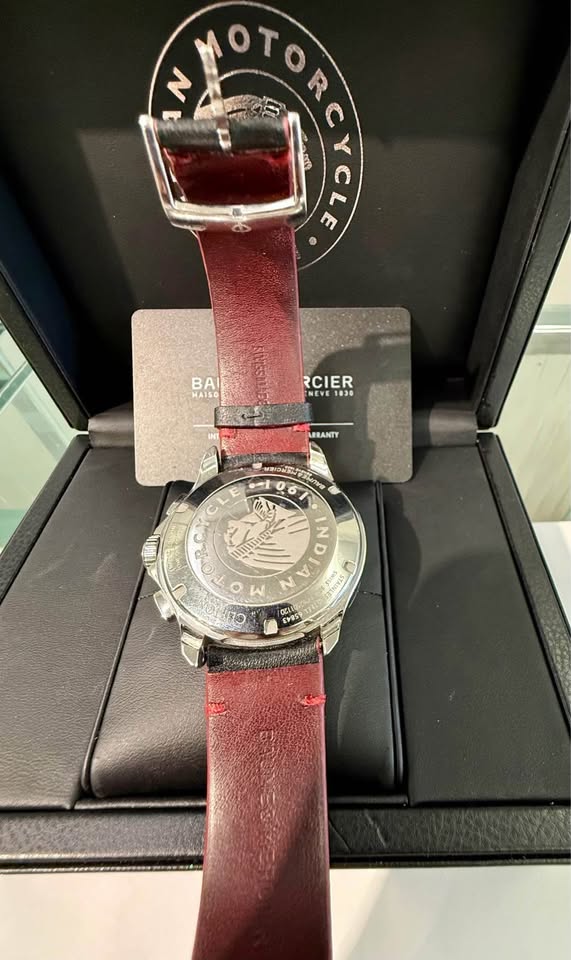 BAUME & MERCIER CLIFTON CLUB INDIAN MOTORCYCLE MUNRO TRIBUTE LIMITED EDITION 65843 44MM CIRCA 2018