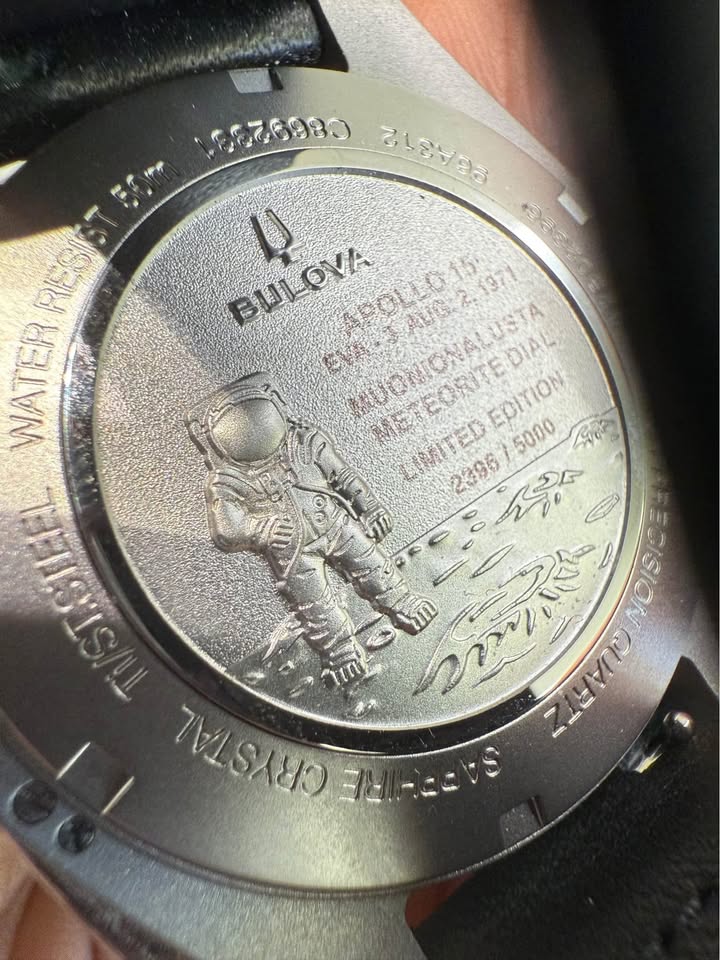 Bulova 96A312 Archive Series Lunar Pilot Chronograph Meteorite to 5000 Pieces 2024