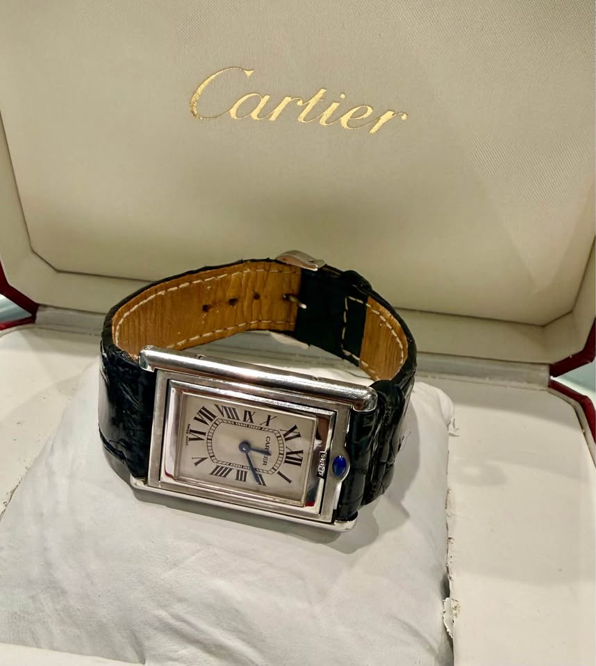 Cartier Basculante Full Set With Box Papers, 2008
