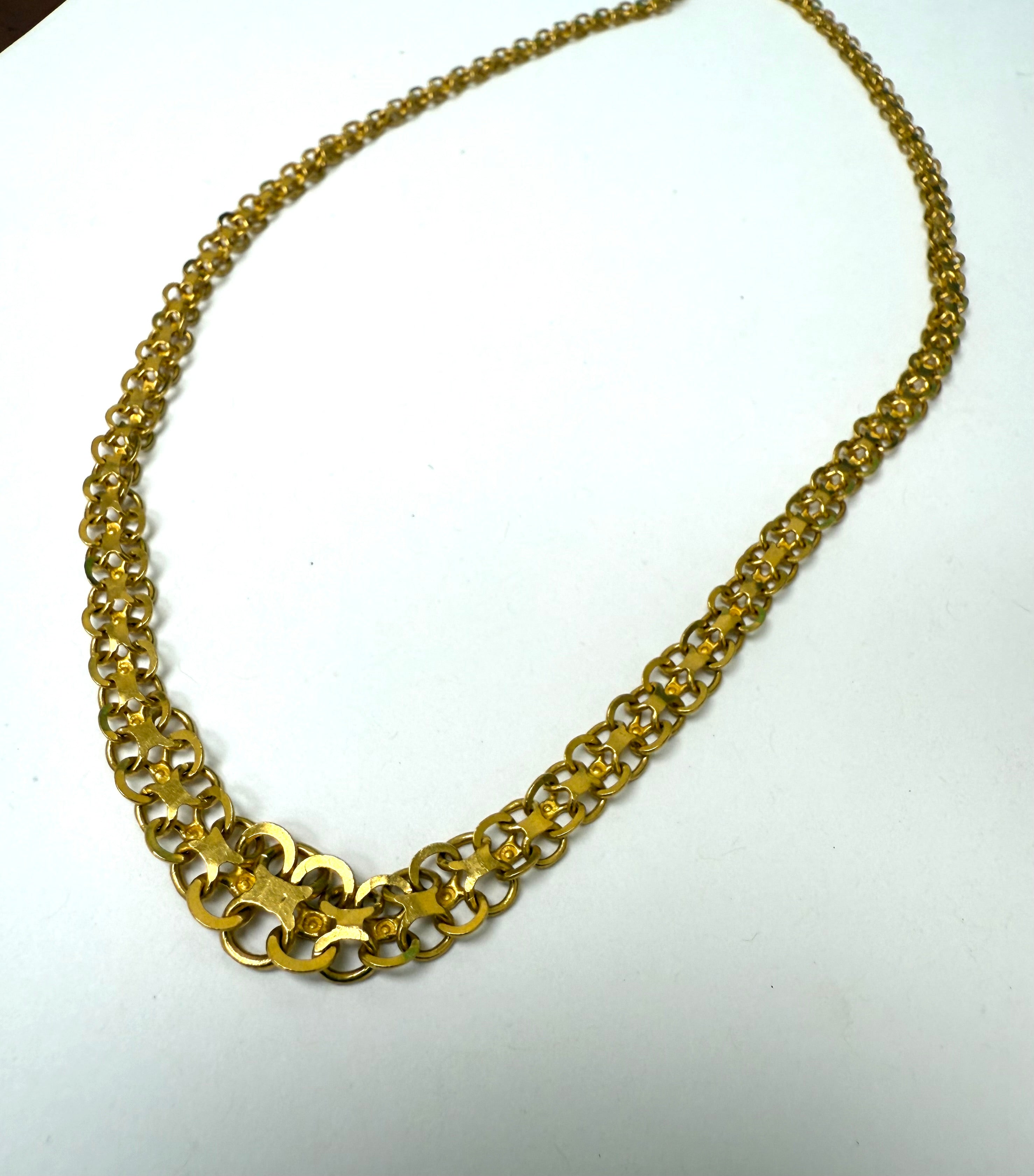 Hand made 22k chain 17.4 grams