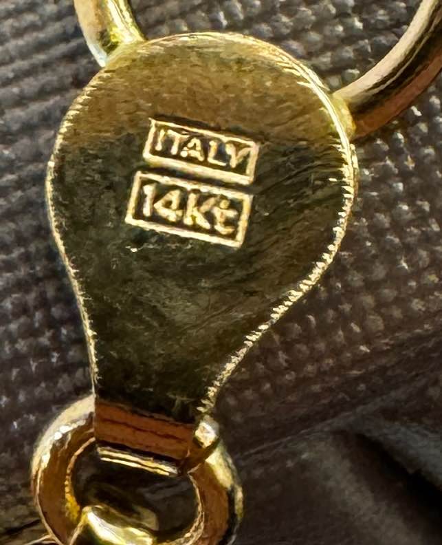 Beautiful Italian 14k Chain , 18”