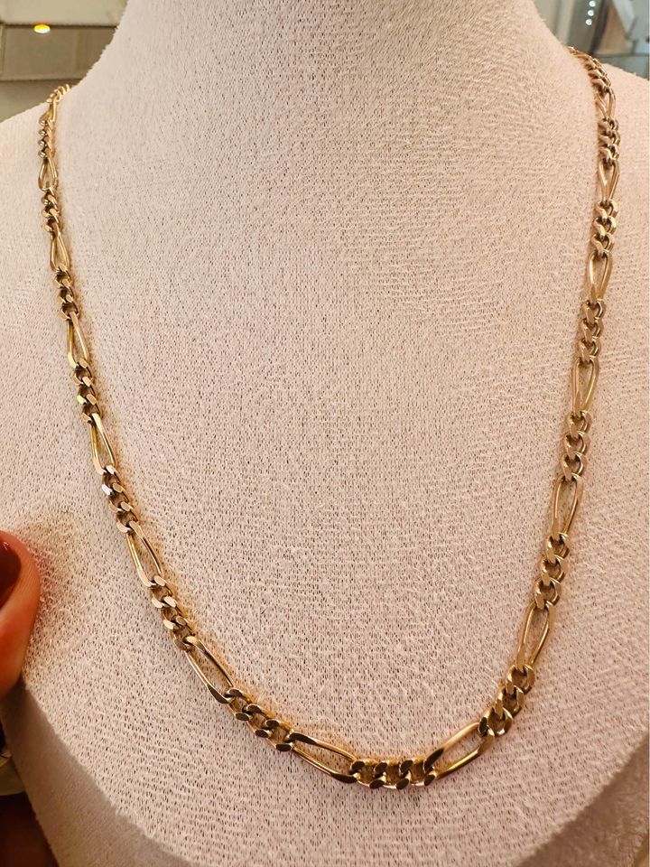 Italian 14karat Gold Figaro Chain 24”