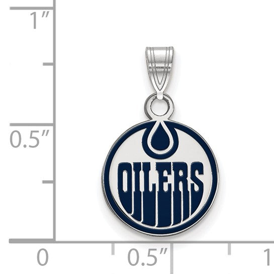 Edmonton Oilers NHL Sterling Silver Pendant