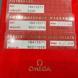 Preowned Omega Constellation Quadra Ref#1841.73.31 , 2008 , Great Condition 28x3m Diamonds
