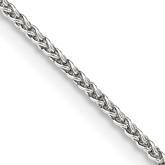 Sterling Silver 1.5mm Round Spiga (Wheat) Chain 16 Inches