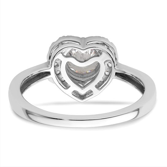 Diamond Heart Rings