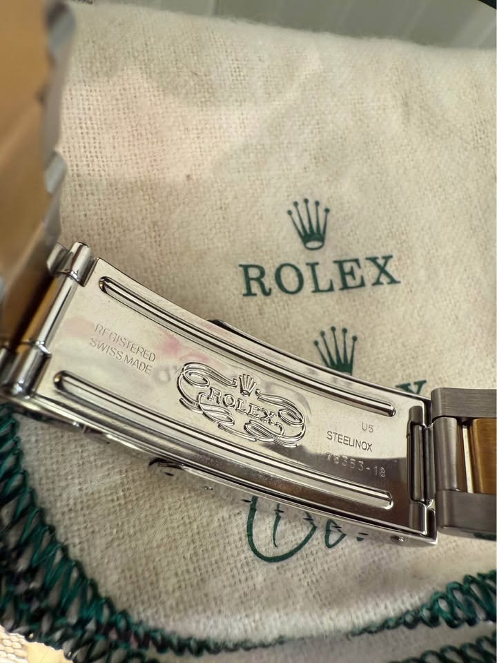 ROLEX 36mm Datejust Jubilee SS 18k Gold