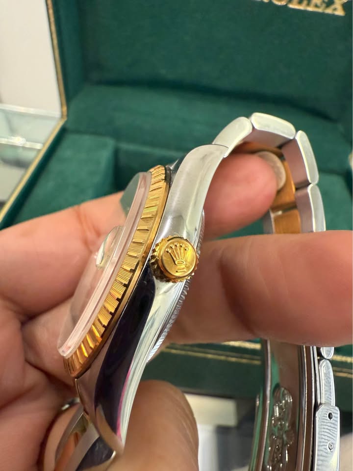 ROLEX 36mm Datejust Jubilee SS 18k Gold