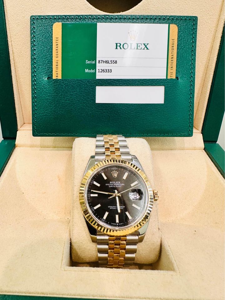 Rolex 2019 Like new Datejust 41mm Original Papers and Box