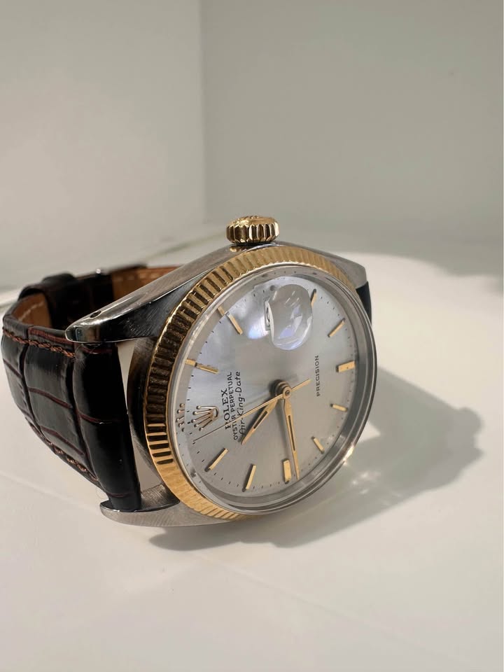 Rolex Air-King Date 5701 Silver Dial Automatic Unisex Watch 34mm