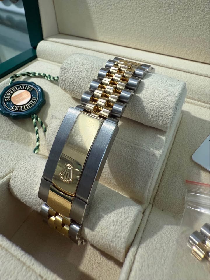 Rolex Datejust 2024 Mint Condition Jubilee Bracelet 18k Olive Green