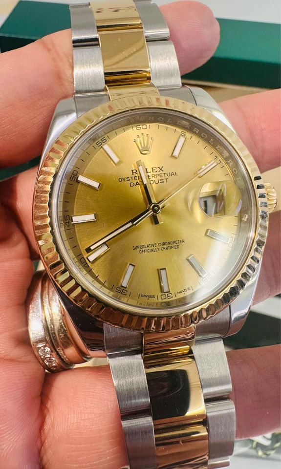 Rolex Datejust 41mm 18k Steel In Mint Condition