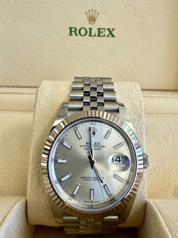 Rolex Datejust 41mm 2022 ,Jubilee Bracelet , Fluted bezel , Full Set