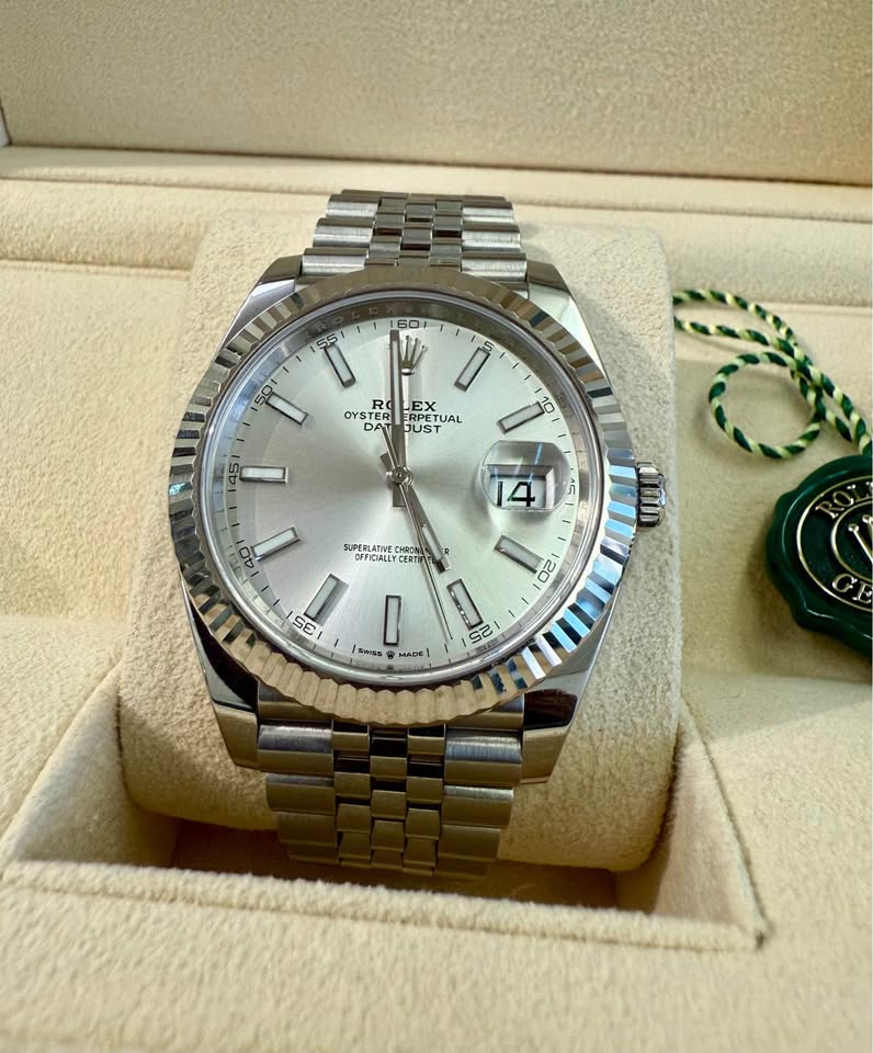 Rolex Datejust 41mm 2022 ,Jubilee Bracelet , Fluted bezel , Full Set