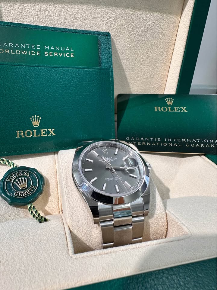 Rolex Datejust 41mm Slate Dial 2019 Full Set