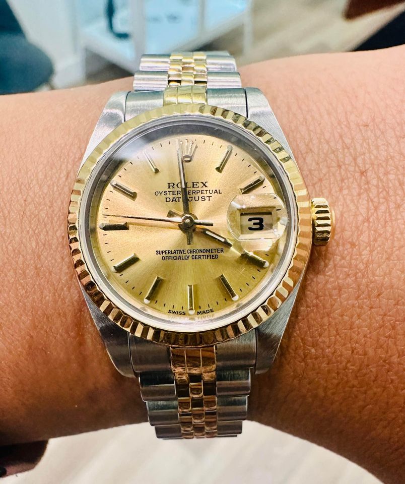 Rolex Ladies Oyster Perpetual Datejust 18k, 26mm